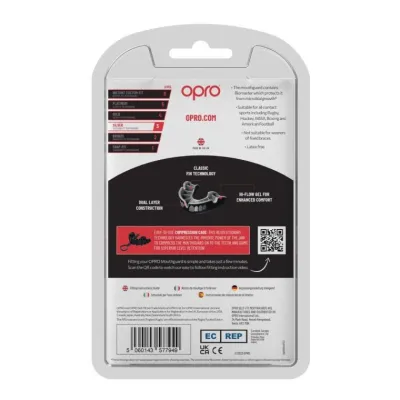 Капа OPRO Silver доросла (вік 11+) Black/Red (art.102502001) - 3 Капа OPRO Silver доросла (вік 11+) Black/Red (art.102502001) - 3 - Robinzon.ua