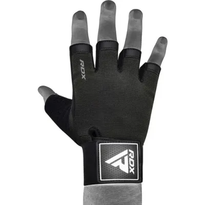 Перчатки для фитнеса RDX T2 Half Black PLUS-S - 2 - Robinzon.ua