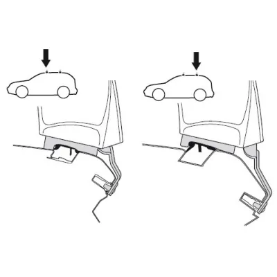Монтажний комплект Thule 1011 для Volvo S70 (mkI) 1997-2000 / 850 (mkI)(седан) 1991-1996 (TH 141011) - 1 - Robinzon.ua