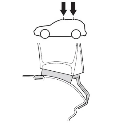 Монтажний комплект Thule 1236 для Mitsubishi Pajero Sport (mkI) 1996-2008 (TH 141236) - 1 - Robinzon.ua