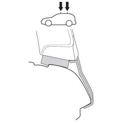 Монтажный комплект Thule 1584 для Hyundai ix20 (mkI); Kia Venga (mkI) 2010-2019 (TH 141584) - 1 - Robinzon.ua