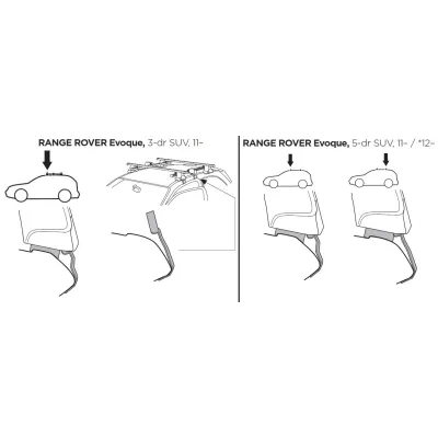 Монтажний комплект Thule 1663 для Land Rover Range Rover Evoque (mkI) 2011-2018 (TH 141663) - 1 Монтажний комплект Thule 1663 для Land Rover Range Rover Evoque (mkI) 2011-2018 (TH 141663) - 1 - Robinzon.ua