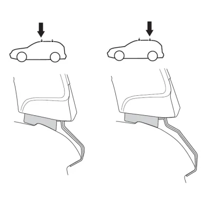 Монтажний комплект Thule 1831 для BMW 2-series Gran Tourer (F46) 2015→ (TH 141831) - 1 - Robinzon.ua