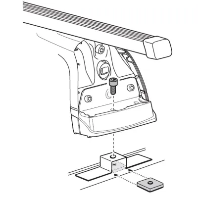 Монтажний комплект Thule 3009 (TH 183009) - 1 Монтажний комплект Thule 3009 (TH 183009) - 1 - Robinzon.ua