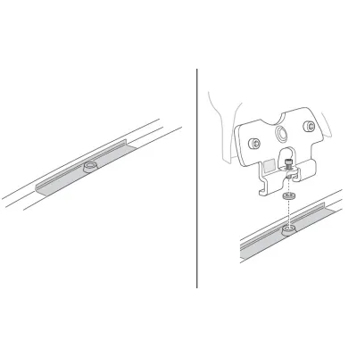 Монтажный комплект Thule 3023 для Citroën Jumpy; Fiat Scudo; Peugeot Expert (mkI) 1994-2006 (TH 183023) - 1 - Robinzon.ua