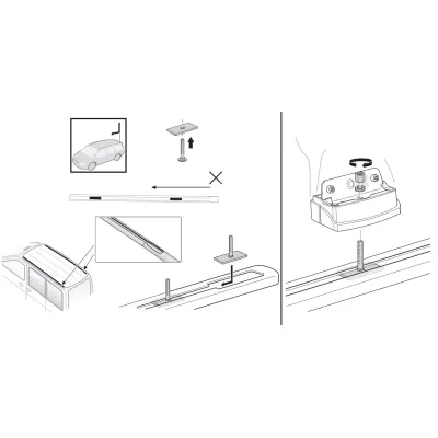 Монтажний комплект Thule 3036 для Porcshe Cayenne; Volkswagen Touareg (mkI) 2002-2010 (TH 183036) - 1 Монтажний комплект Thule 3036 для Porcshe Cayenne; Volkswagen Touareg (mkI) 2002-2010 (TH 183036) - 1 - Robinzon.ua