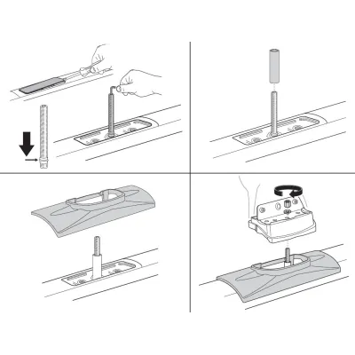 Монтажний комплект Thule 3050 для Honda CR-V (mkII) 2002-2006 (TH 183050) - 1 Монтажний комплект Thule 3050 для Honda CR-V (mkII) 2002-2006 (TH 183050) - 1 - Robinzon.ua