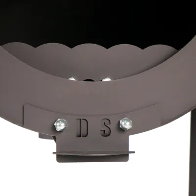 Печь дровяная отопительная DS Classic с варочной поверхностью + кожух золотой - 5 - Robinzon.ua