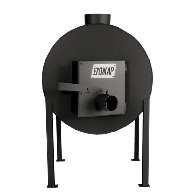 Дров'яна піч буржуйка Екожар Про 500 вертикальна - 2 - Robinzon.ua