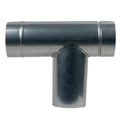Трійник оцинкований 90°,  діаметр 110мм, товщина 0,5мм - 1 - Robinzon.ua