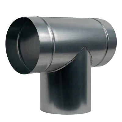 Тройник оцинкованный 90, диаметр 160мм, толщина 0,5мм - 1 - Robinzon.ua