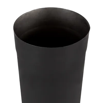 Труба нержавіюча пофарбована чорна, довжина 1м, діаметр 160мм, товщина 1 мм - 1 - Robinzon.ua