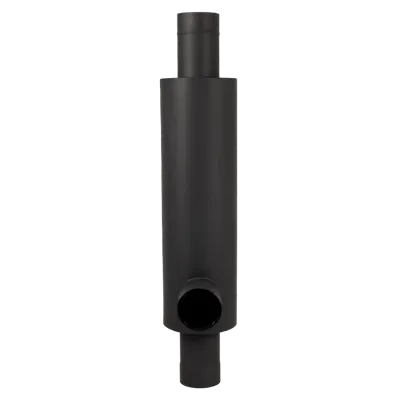 Теплообмінник з можливістю примусового обдуву н/ж пофарбований чорний 110мм - 3 - Robinzon.ua