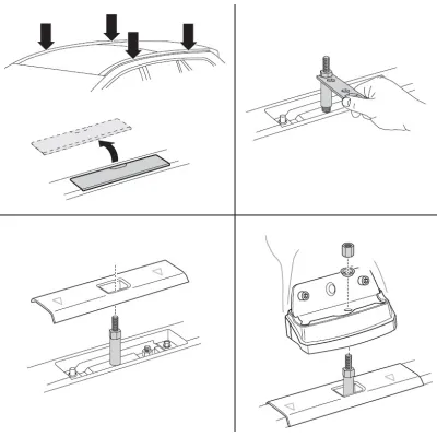 Монтажний комплект Thule 3073 для Toyota Avensis (mkIII)(універсал) 2009-2018 (TH 183073) - 1 Монтажний комплект Thule 3073 для Toyota Avensis (mkIII)(універсал) 2009-2018 (TH 183073) - 1 - Robinzon.ua
