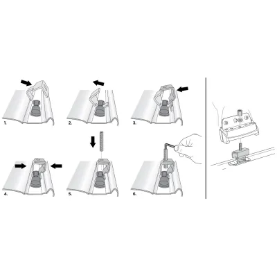 Монтажный комплект Thule 3074 для Toyota Land Cruiser (J200) 2007-2021 / Highlander (mkIII) 2013-2020 (TH 183074) - 1 Монтажный комплект Thule 3074 для Toyota Land Cruiser (J200) 2007-2021 / Highlander (mkIII) 2013-2020 (TH 183074) - 1 - Robinzon.ua