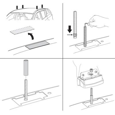 Монтажний комплект Thule 3080 для Mazda 5 (mkII-mkIII) 2004-2018 / Biante (mkI) 2008-2018; Nissan Lafesta (mkII) 2011-2018 (TH 183080) - 1 - Robinzon.ua