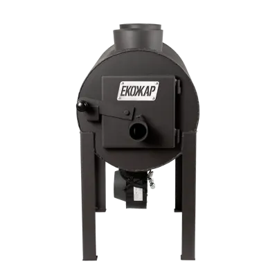 Дров'яна піч буржуйка Екожар Про 203 плюс з вбудованим вентилятором - 3 - Robinzon.ua