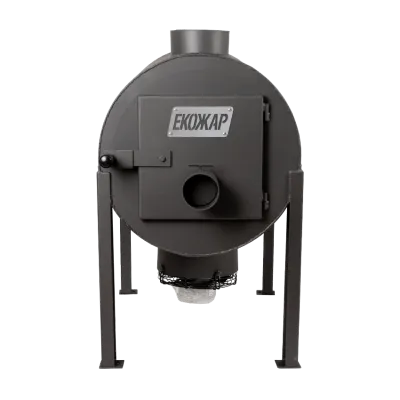 Дров'яна піч буржуйка Екожар Про 350 плюс комплект з вентилятором - 4 - Robinzon.ua