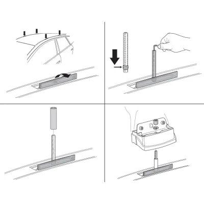 Монтажний комплект Thule 3098 для Porsche Panamera (mkI) 2009-2016 (TH 183098) - 1 Монтажний комплект Thule 3098 для Porsche Panamera (mkI) 2009-2016 (TH 183098) - 1 - Robinzon.ua