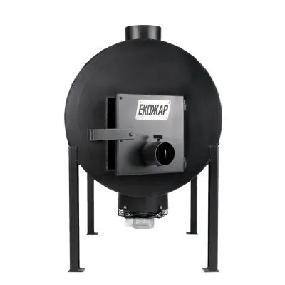 Дров'яна піч буржуйка Екожар Про 500 плюс комплект із вентилятором - 4 - Robinzon.ua
