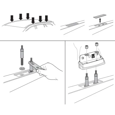 Монтажний комплект Thule 3105 для Great Wall Haval H5 (mkI) 2011-2020 (TH 183105) - 1 - Robinzon.ua