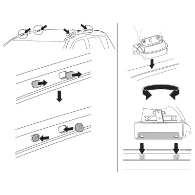 Монтажний комплект Thule 3118 для Honda CR-V (mkIV) 2012-2016 (TH 183118) - 1 - Robinzon.ua