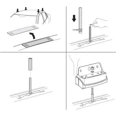 Монтажный комплект Thule 3128 для Mitsubishi Outlander (mkIII) 2013-2021 (TH 183128) - 1 - Robinzon.ua