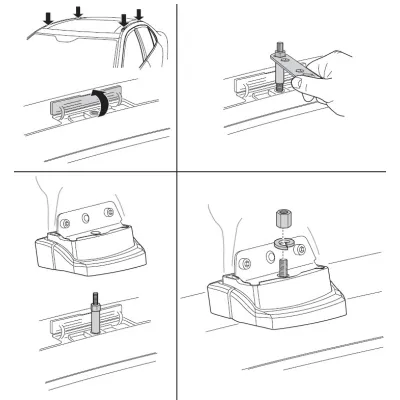 Монтажний комплект Thule 3130 для Tesla Model S (mkI)(зі скляним дахом) 2013-2015 (TH 183130) - 1 Монтажний комплект Thule 3130 для Tesla Model S (mkI)(зі скляним дахом) 2013-2015 (TH 183130) - 1 - Robinzon.ua
