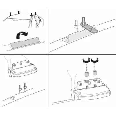 Монтажний комплект Thule 3157 для Subaru Impreza (mkV)(хетчбtк) 2016→ / XV (mkII) 2017→ (TH 183157) - 1 - Robinzon.ua