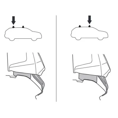 Монтажный комплект Thule 5001 для Toyota Prius (mkIII) 2009-2015 (TH 145001) - 1 Монтажный комплект Thule 5001 для Toyota Prius (mkIII) 2009-2015 (TH 145001) - 1 - Robinzon.ua