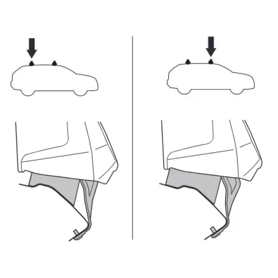 Монтажний комплект Thule 5011 для Skoda Octavia (mkIII)(лифтбек) 2013→ (TH 145011) - 1 - Robinzon.ua