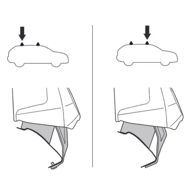 Монтажний комплект Thule 5023 для Volkswagen Golf Sportsvan (mkVII) 2014→ (TH 145023) - 1 - Robinzon.ua