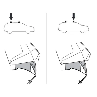 Монтажний комплект Thule 5024 для Audi A1/S1 Sportback (mkI)(5-дв. хетчбек) 2012→ (TH 145024) - 1 - Robinzon.ua