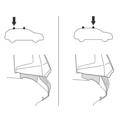 Монтажний комплект Thule 5032 для Renault Megane (mkIV)(хетчбек) 2016→ (TH 145032) - 1 - Robinzon.ua