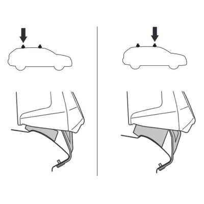 Монтажний комплект Thule 5038 для Renault Talisman (mkI)(седан) 2016→ (TH 145038) - 1 - Robinzon.ua