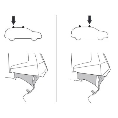 Монтажный комплект Thule 5078 для Opel/Vauxhall Insignia (хетчбек)(mkII) 2017→ (TH 145078) - 1 - Robinzon.ua