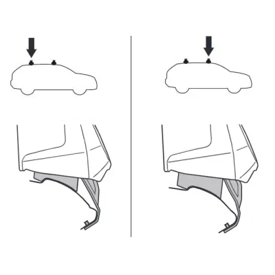 Монтажний комплект Thule 5083 для Audi A6/S6 (mkIV)(C7)(седан) 2011-2018 (TH 145083) - 1 - Robinzon.ua