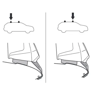 Монтажний комплект Thule 5084 для Audi A4/S4 (mkIV)(B8)(седан) 2008-2015 (TH 145084) - 1 - Robinzon.ua