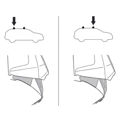 Монтажный комплект Thule 5114 для Audi A5/S5 Sportback (mkI)(лифтбек) 2009-2016 (TH 145114) - 1 - Robinzon.ua