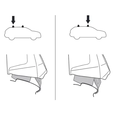 Монтажный комплект Thule 5132 для Toyota Yaris (5 door)(mkIII) 2012→ (TH 145132) - 1 - Robinzon.ua