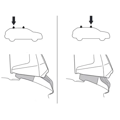 Монтажний комплект Thule 5152 для Honda Jazz (mkIII) 2014→ (TH 145152) - 1 - Robinzon.ua