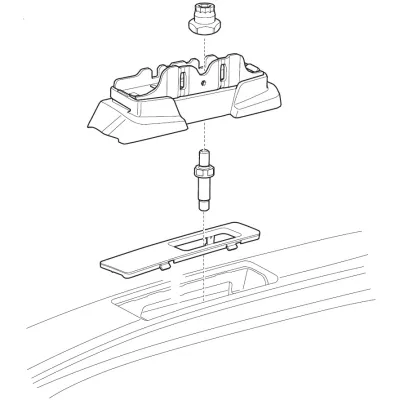 Монтажний комплект Thule 7055 для Toyota RAV4 (mkV) 2018→; Suzuki Across (mkI) 2020→ (TH 187055) - 1 Монтажний комплект Thule 7055 для Toyota RAV4 (mkV) 2018→; Suzuki Across (mkI) 2020→ (TH 187055) - 1 - Robinzon.ua