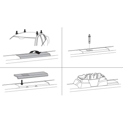 Монтажний комплект Thule 7100 для Toyota Highlander (mkIV) 2019→ (TH 187100) - 1 Монтажний комплект Thule 7100 для Toyota Highlander (mkIV) 2019→ (TH 187100) - 1 - Robinzon.ua