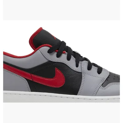 Дитячі Кросівки Nike AIR JORDAN 1 LOW  Сірий 37.5 (7d553560-060 37.5) - 2 - Robinzon.ua