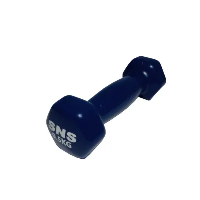 Гантелі SNS 0.5 кг вінілові зелені (пара) - 2 - Robinzon.ua