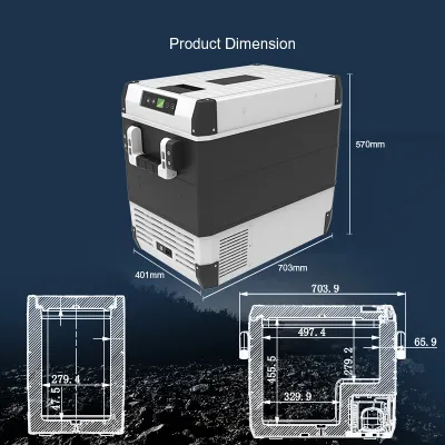 Компрессорный автохолодильник FROZEN FCS55 (55 литров). До -22℃. Питание 12, 24, 220 вольт - 5 - Robinzon.ua