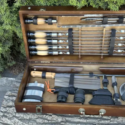 Подарочный набор Mzavod Пикник кейс-столик темный - 3 - Robinzon.ua