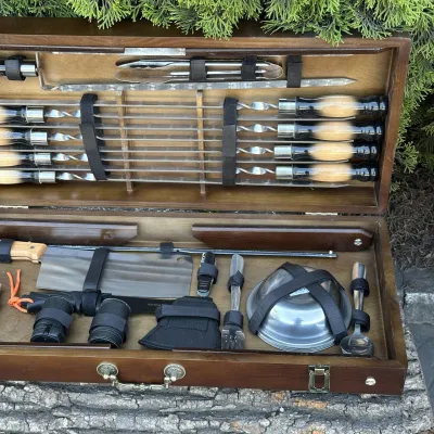 Подарочный набор Mzavod Пикник кейс-столик темный - 4 - Robinzon.ua