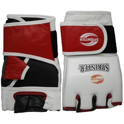 Перчатки для единоборств Sprinter - XL. Белые. Кожа - 1 - Robinzon.ua