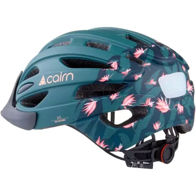 Cairn велошолом Fusion LED USB pine-petrol blue 51-55 - 1 - Robinzon.ua